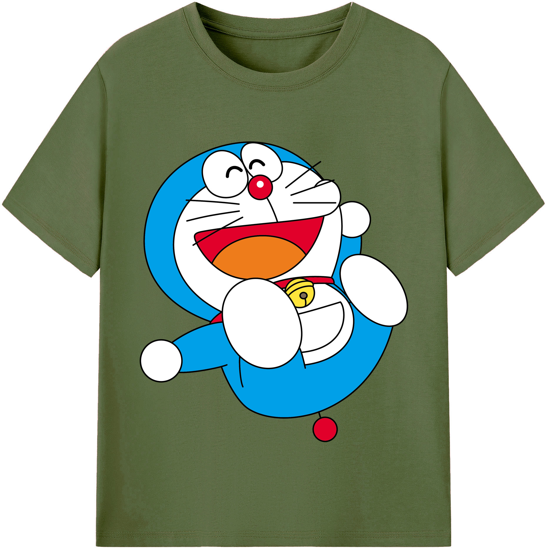 （画像用） ドラえもん Doraemon 綿100％半袖Tシャツ（フロントプリント）